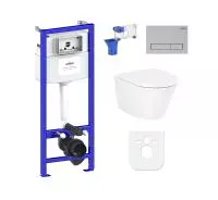Комплект инсталляции и унитаза 7 в 1 Lavinia Boho Relfix Biore Rimless 87040099
