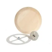 Вентиляционный клапан 100мм (метал основание, липа)