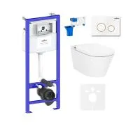 Комплект инсталляции и унитаза 7 в 1 Lavinia Boho Relfix Smart V-Clean 87561170