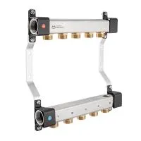 Коллектор из нержавеющей стали KAN-therm InoxFlow RNN с ниппелями для конусных соединений