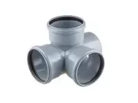 Крестовина двухплоскостная для внутренней канализации 110/110/110х87 РосТурПласт