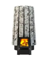 Дровяная банная печь Grill'D Cometa Vega 180 Short Stone (Серпентинит)