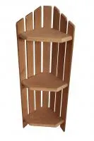 Полка угловая 3-х уровневая, ОЛЬХА