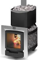 Печь для бани Теплодар Русь-Сетка 25 Л Панорама (без дверцы)