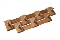 Вешалка комбинированная 7 креплений, ОЛЬХА